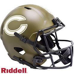 Chicago Bears Helmet Riddell Replica Full Size Speed Style Salute To Service