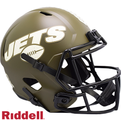New York Jets Helmet Riddell Replica Full Size Speed Style Salute To Service