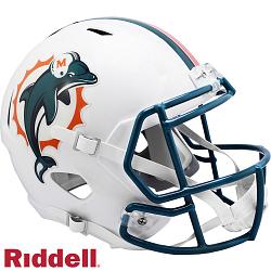 Miami Dolphins Helmet Riddell Replica Full Size Speed Style 1997-2012 T/B