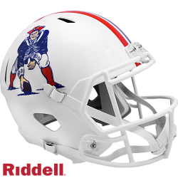 New England Patriots Helmet Riddell Replica Full Size Speed Style 1982-1989 T/B