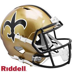 New Orleans Saints Helmet Riddell Replica Full Size Speed Style 1976-1999 T/B