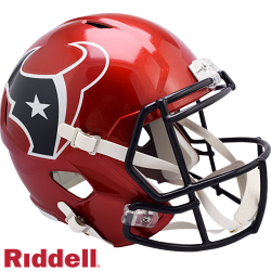 Houston Texans Helmet Riddell Replica Full Size Speed Style On-Field Alternate