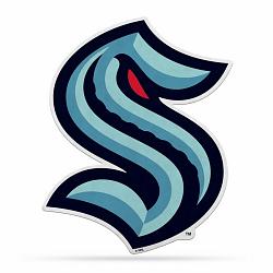 Seattle Kraken Pennant Shape Cut Logo Design