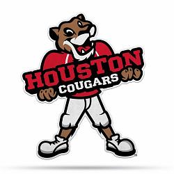 Houston Cougars Pennant Shape Cut Mascot Design