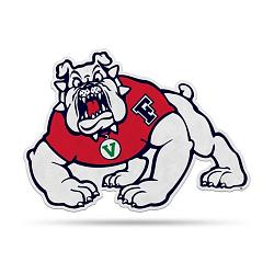 Fresno State Bulldogs Pennant Shape Cut Logo Design