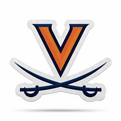 Virginia Cavaliers Pennant Shape Cut Logo Design