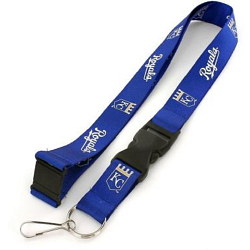 Kansas City Royals Lanyard Blue Crown Logo