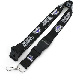 Colorado Rockies Lanyard Black