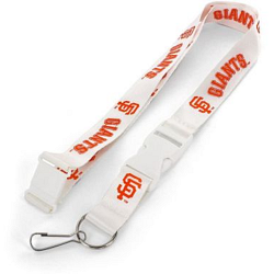 San Francisco Giants Lanyard White with White Buckle