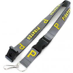 Pittsburgh Pirates Lanyard Charcoal