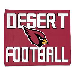 Arizona Cardinals Towel 15x18 Rally Style Full Color