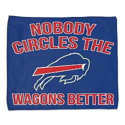 Buffalo Bills Towel 15x18 Rally Style Full Color