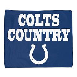 Indianapolis Colts Towel 15x18 Rally Style Full Color