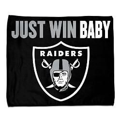 Las Vegas Raiders Towel 15x18 Rally Style Full Color