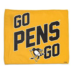 Pittsburgh Penguins Towel 15x18 Rally Style Full Color