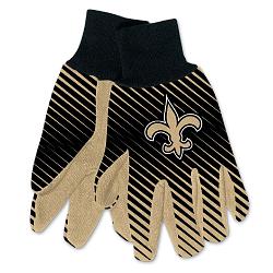 New Orleans Saints Two Tone Adult Size Gloves