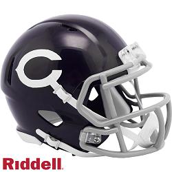 Chicago Bears Helmet Riddell Replica Mini Speed Style Color Rush 60's Classic