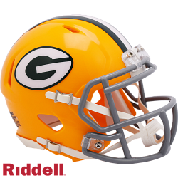 Green Bay Packers Helmet Riddell Replica Mini Speed Style 1961-1979 T/B