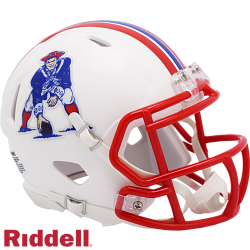 New England Patriots Helmet Riddell Replica Mini Speed Style 1990-1992 T/B