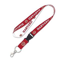 Harvard Crimson Lanyard with Detachable Buckle