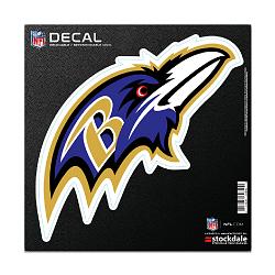 Baltimore Ravens Decal 6x6 All Surface Logo