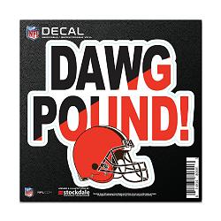 Cleveland Browns Decal 6x6 All Surface Slogan