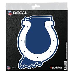 Indianapolis Colts Decal 6x6 All Surface State Shape