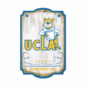UCLA Bruins Sign 11x17 Wood Vault