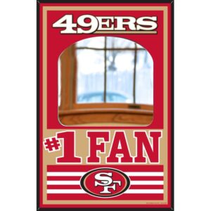 San Francisco 49ers Sign Wood 11x17 Mirror