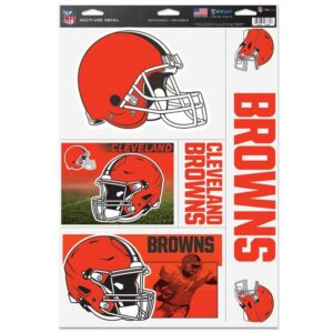 Cleveland Browns Decal 11x17 Ultra