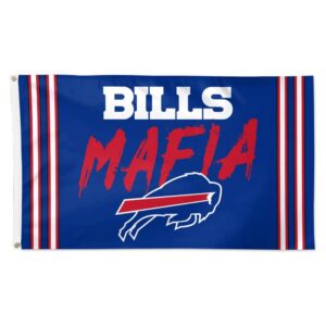 Buffalo Bills Flag 3x5 Deluxe Style Bills Mafia Design