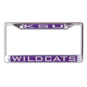 Kansas State Wildcats License Plate Frame - Inlaid