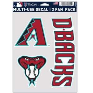 Arizona Diamondbacks Decal Multi Use Fan 3 Pack