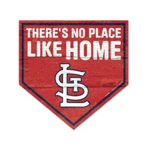 St. Louis Cardinals Sign Wood Homeplate