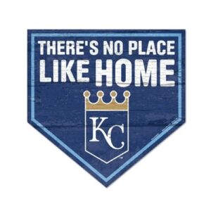 Kansas City Royals Sign Wood Homeplate