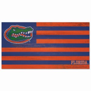 Florida Gators Sign Wood 9x17 Flag