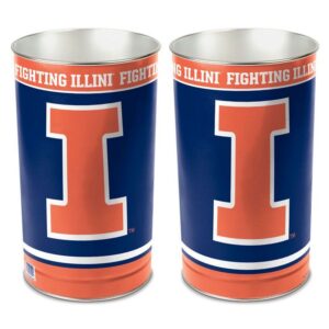 Illinois Fighting Illini Wastebasket 15 Inch