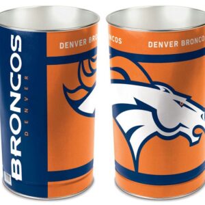 Denver Broncos Wastebasket 15 Inch