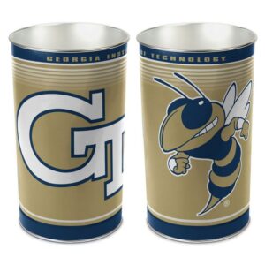 Georgia Tech Yellow Jackets Wastebasket 15 Inch