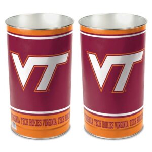 Virginia Tech Hokies Wastebasket 15 Inch
