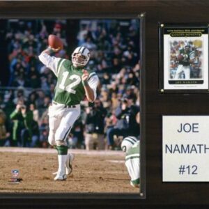 New York Jets Plaque 12x15 Joe Namath Design