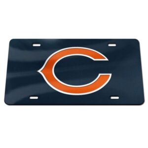 Chicago Bears License Plate Acrylic