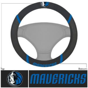 Dallas Mavericks Steering Wheel Cover Mesh/Stitched