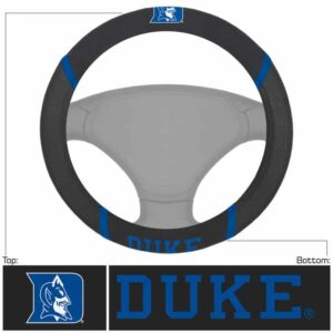 Duke Blue Devils Steering Wheel Cover Mesh/Stitched