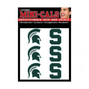 Michigan State Spartans Tattoo Face Cals