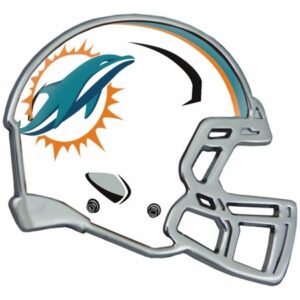 Miami Dolphins Auto Emblem Helmet