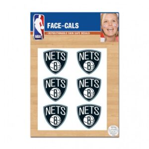 Brooklyn Nets Tattoo Face Cals