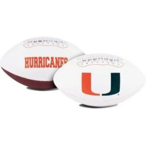 Miami Hurricanes Football Full Size Embroidered Signature Series