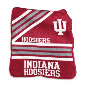 Indiana Hoosiers Blanket 50x60 Raschel Throw
