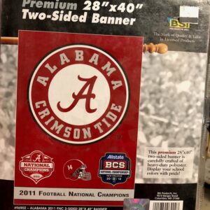 Alabama Crimson Tide Flag 3x5 BSI 2012 National Champ